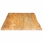 vidaXL Tischplatte mit Baumkante 110x60x2,5 cm Massivholz Mango vidaXL Tischplatte mit Baumkante 110x60x2,5 cm Massivholz Mango