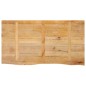 vidaXL Tischplatte mit Baumkante 110x60x2,5 cm Massivholz Mango vidaXL Tischplatte mit Baumkante 110x60x2,5 cm Massivholz Mango