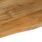 vidaXL Tischplatte mit Baumkante 110x60x2,5 cm Massivholz Mango vidaXL Tischplatte mit Baumkante 110x60x2,5 cm Massivholz Mango