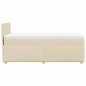 vidaXL Boxspringbett mit Matratze Creme 80x200 cm Stoff vidaXL Boxspringbett mit Matratze Creme 80x200 cm Stoff