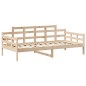 vidaXL Tagesbett und Bank mit Dach 80x200 cm Kiefernholz vidaXL Tagesbett und Bank mit Dach 80x200 cm Kiefernholz