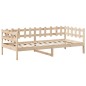 vidaXL Tagesbett und Bank mit Dach 90x200 cm Kiefernholz vidaXL Tagesbett und Bank mit Dach 90x200 cm Kiefernholz