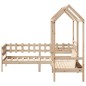 vidaXL Tagesbett und Bank mit Dach 90x200 cm Kiefernholz vidaXL Tagesbett und Bank mit Dach 90x200 cm Kiefernholz