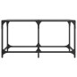 vidaXL Couchtisch mit Glasplatte Schwarz 78,5x40x40 cm Stahl vidaXL Couchtisch mit Glasplatte Schwarz 78,5x40x40 cm Stahl