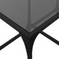 vidaXL Couchtisch mit Glasplatte Schwarz 78,5x40x40 cm Stahl vidaXL Couchtisch mit Glasplatte Schwarz 78,5x40x40 cm Stahl