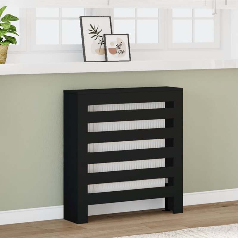 vidaXL Heizkörperverkleidung Schwarz 78x20x82 cm Holzwerkstoff vidaXL Heizkörperverkleidung Schwarz 78x20x82 cm Holzwerkstoff