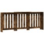 vidaXL Heizkörperverkleidung Räuchereiche 205x21,5x83,5 cm vidaXL Heizkörperverkleidung Räuchereiche 205x21,5x83,5 cm