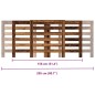 vidaXL Heizkörperverkleidung Altholz-Optik 205x21,5x83,5 cm vidaXL Heizkörperverkleidung Altholz-Optik 205x21,5x83,5 cm