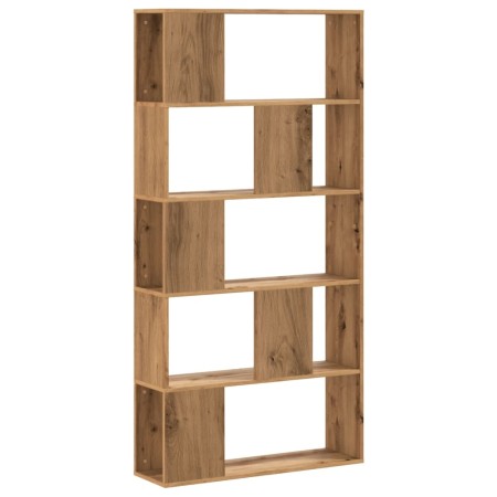 vidaXL Bücherregal 5 Böden Artisan-Eiche 80,5x23,5x162,5 Holzwerkstoff