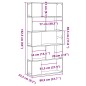 vidaXL Bücherregal 5 Böden Artisan-Eiche 80,5x23,5x162,5 Holzwerkstoff vidaXL Bücherregal 5 Böden Artisan-Eiche 80,5x23,5x162,5 Holzwerkstoff
