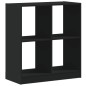 vidaXL Bücherregal Schwarz 68,5x32x75 cm Holzwerkstoff vidaXL Bücherregal Schwarz 68,5x32x75 cm Holzwerkstoff