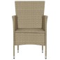 3-tlg. Garten-Essgruppe Beige 3-tlg. Garten-Essgruppe Beige