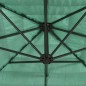vidaXL Sonnenschirm mit Stahlmast Grün 300x200x250 cm vidaXL Sonnenschirm mit Stahlmast Grün 300x200x250 cm