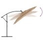 vidaXL Sonnenschirm mit LED und Stahlmast Braun 290x290x238 cm vidaXL Sonnenschirm mit LED und Stahlmast Braun 290x290x238 cm
