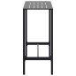 vidaXL Bartisch Schwarz 100x50x110 cm Pulverbeschichteter Stahl vidaXL Bartisch Schwarz 100x50x110 cm Pulverbeschichteter Stahl