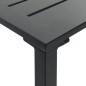 vidaXL Bartisch Schwarz 100x50x110 cm Pulverbeschichteter Stahl vidaXL Bartisch Schwarz 100x50x110 cm Pulverbeschichteter Stahl