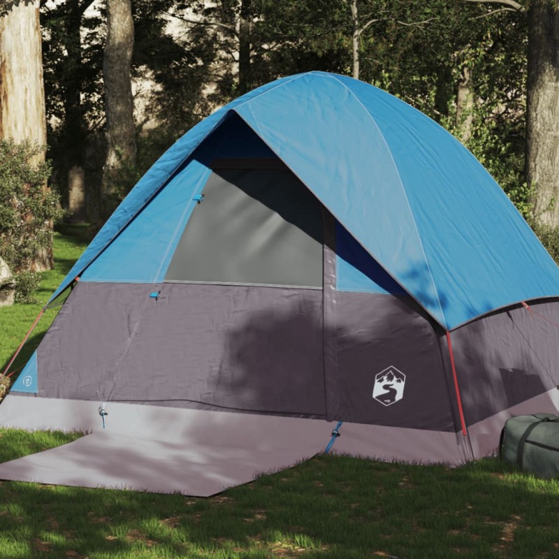 vidaXL Kuppel-Campingzelt 4 Personen Blau Wasserdicht vidaXL Kuppel-Campingzelt 4 Personen Blau Wasserdicht