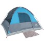 vidaXL Kuppel-Campingzelt 4 Personen Blau Wasserdicht vidaXL Kuppel-Campingzelt 4 Personen Blau Wasserdicht