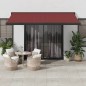 vidaXL Markise Manuell Weinrot 400x300 cm vidaXL Markise Manuell Weinrot 400x300 cm