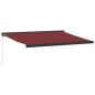 vidaXL Markise Manuell Weinrot 400x300 cm vidaXL Markise Manuell Weinrot 400x300 cm