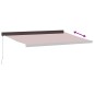 vidaXL Markise Manuell Weinrot 400x300 cm vidaXL Markise Manuell Weinrot 400x300 cm