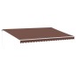 vidaXL Markise Manuell Braun 500x350 cm vidaXL Markise Manuell Braun 500x350 cm