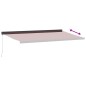 vidaXL Markise Manuell Weinrot 500x300 cm vidaXL Markise Manuell Weinrot 500x300 cm