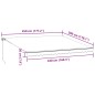 vidaXL Markise Manuell mit LED Braun 450x300 cm vidaXL Markise Manuell mit LED Braun 450x300 cm