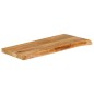 vidaXL Tischplatte mit Baumkante 70x20x2,5 cm Massivholz Mango vidaXL Tischplatte mit Baumkante 70x20x2,5 cm Massivholz Mango