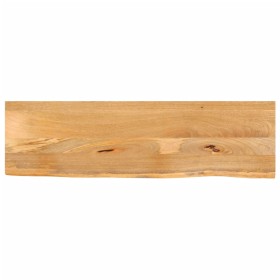 vidaXL Tischplatte mit Baumkante 120x20x2,5 cm Massivholz Mango