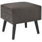 Nachttisch Grau 40 x 35 x 40 Samt Nachttisch Grau 40 x 35 x 40 Samt