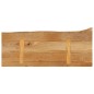 vidaXL Tischplatte mit Baumkante 70x30x2,5 cm Massivholz Mango vidaXL Tischplatte mit Baumkante 70x30x2,5 cm Massivholz Mango