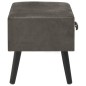 Nachttisch Grau 40 x 35 x 40 Samt Nachttisch Grau 40 x 35 x 40 Samt
