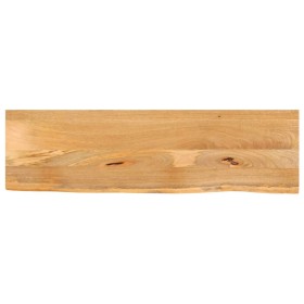 vidaXL Tischplatte mit Baumkante 100x20x2,5 cm Massivholz Mango