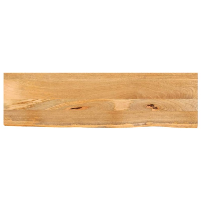 vidaXL Tischplatte mit Baumkante 100x20x2,5 cm Massivholz Mango vidaXL Tischplatte mit Baumkante 100x20x2,5 cm Massivholz Mango