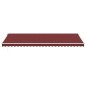 vidaXL Markise Automatisch Weinrot 600x300 cm vidaXL Markise Automatisch Weinrot 600x300 cm