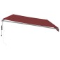 vidaXL Markise Automatisch Weinrot 600x300 cm vidaXL Markise Automatisch Weinrot 600x300 cm
