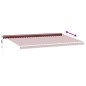 vidaXL Markise Automatisch Weinrot 600x300 cm vidaXL Markise Automatisch Weinrot 600x300 cm