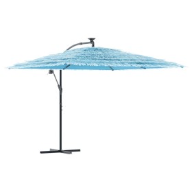 vidaXL Sonnenschirm mit Stahlmast Blau 290x290x238 cm