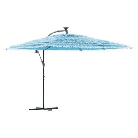 vidaXL Sonnenschirm mit Stahlmast Blau 290x290x238 cm