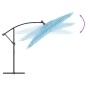vidaXL Sonnenschirm mit Stahlmast Blau 290x290x238 cm vidaXL Sonnenschirm mit Stahlmast Blau 290x290x238 cm