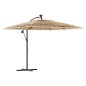 vidaXL Sonnenschirm mit Stahlmast Braun 246x246x230 cm vidaXL Sonnenschirm mit Stahlmast Braun 246x246x230 cm