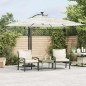 vidaXL Sonnenschirm mit Stahlmast Weiß 269x269x235 cm vidaXL Sonnenschirm mit Stahlmast Weiß 269x269x235 cm