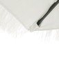 vidaXL Sonnenschirm mit Stahlmast Weiß 269x269x235 cm vidaXL Sonnenschirm mit Stahlmast Weiß 269x269x235 cm