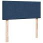 vidaXL Boxspringbett mit Matratze Blau 120x200 cm Stoff vidaXL Boxspringbett mit Matratze Blau 120x200 cm Stoff