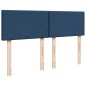 vidaXL Boxspringbett mit Matratze Blau 160x200 cm Stoff vidaXL Boxspringbett mit Matratze Blau 160x200 cm Stoff