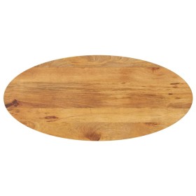 vidaXL Tischplatte 100x50x2,5 cm Oval Massivholz Mango