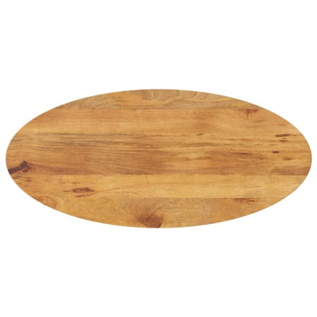vidaXL Tischplatte 100x50x2,5 cm Oval Massivholz Mango