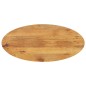 vidaXL Tischplatte 100x50x2,5 cm Oval Massivholz Mango vidaXL Tischplatte 100x50x2,5 cm Oval Massivholz Mango