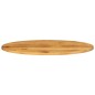 vidaXL Tischplatte 100x50x2,5 cm Oval Massivholz Mango vidaXL Tischplatte 100x50x2,5 cm Oval Massivholz Mango